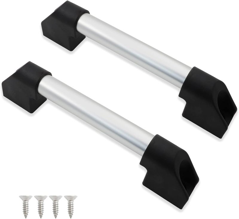 ESUDNT RV Grab Door Handle, Aluminum for Camper, Trailer, Cargo Trailer, Motor Home, Boat, Automotive (2 Pack, Come with Screws) - Image 1